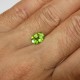 Green Cushion Peridot 1.55 carat untuk cincin direksi
