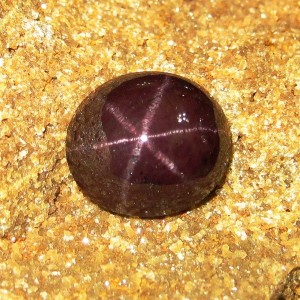 Alamndite Garnet Star 10.76 carat