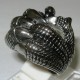 Skull Gothic Claw Stainless Ring 9US