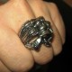 Skull Gothic Claw Stainless Ring 9US bukan dari aloy..
