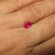 Pinkish Red Ruby Oval 1.27 carat untuk cincin wanita karir sukses dunia