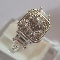 Cincin Nikah Vintage Silver 925 Ring 7US