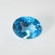 Batu Permata Siwss Blue Topaz 2.42 carat Kualitas Bagus