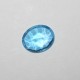 Bagian Bawah Batu Mulia Swiss Blue Topaz 2.66 carat