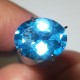Swiss Blue Topaz 2.70 carat Cahaya Luster Indah Atraktif