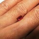 Garnet Merah Rectangular 0.75 carat