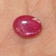 Foto Bagian Bawah Red Star Ruby 3.31 carat