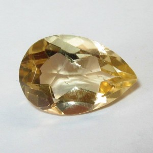 Citrine Pear Shape Kuning Muda 2.75 carat