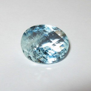 Light Blue Aquamarine Oval 3.87 carat