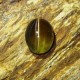 Batu Cat Eye Sillimanite Greenish Yellow 3.97 carat