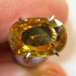 Yellowish Orange Zircon Oval 2.32 carat