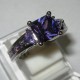 Cincin Purple Gold Filled Ring 6US