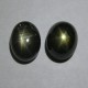 Couple Black Star Sapphire Total Berat 5.15 Carat
