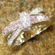 Cincin Wanita Pink Gold Filled Ring 6US