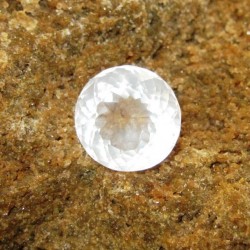 Batu Mulia Rock Crystal Quartz Round Cut 5.05 carat