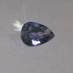 Batu Permata Iolite 1.30 carat Pear Shape Luser Bagus!