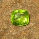 Batu Permata Natural Green Peridot 2.68 carat Cushion 