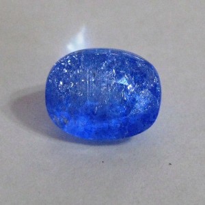 Batu Permata Natural Blue Sapphire Cushion Cut 3.44 carat