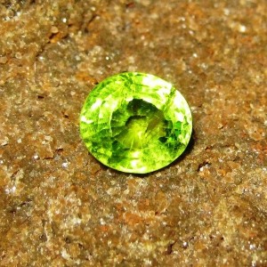 Permata Oval Green Peridot 2.88 carat