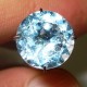 Round Sky Blue Topaz 4.60 carat Snow Flake Inclusion