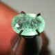 Light Green Emerald 0.65 carat Oval Cut