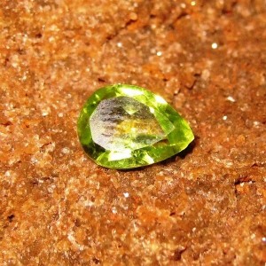 Pear Shape Peridot 1.15 carat