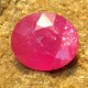 Batu Permata Pinkish Red Ruby 6.85 carat Oval Cut