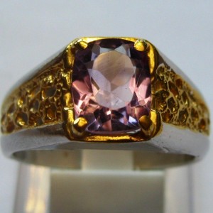 Solitaire Silver 925 Amethyst Ring 10US