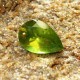 Pear Shape Peridot 1.55 carat Hijau Greenish Pekat
