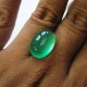 Oval Cab Green Chalcedony