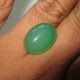 Green Oval Cab Calchedony 13.15 carat