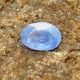Batu Safir Alami Warna Biru Pastel Oval 0.82 carat