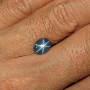 Blue Star Sapphire Oval Cab 1.9cts