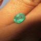 Zamrud Hijau Oval 1.37 carat untuk Cincin yang Bagus