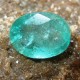 Batu Zamrud Hijau Oval 1.37 carat Alami Non Dyed