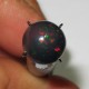 Batu Mulia Natural Black Opal Round Cab 2.29 carat