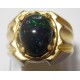 Cincin Black Opal Ring 8US