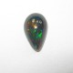 Black Opal Pear Shape 1.20 carat Luster Bagus