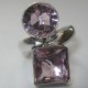 Pink CZ Silver 925 Ring 6.5US