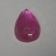 Pear Buff Top Pink Ruby 2.00 carat