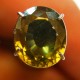 Greyish Greenish Yellow Zircon 3.13 carat