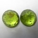 2 Pcs Round Green Peridot 2.25 carat