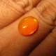 Batu Cincin Fire Opal Warna Fanta Orange Oval Cabochon 2.25 carat