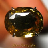 Oval Orangy Yellow Zircon 2.67 carat