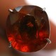 Jual Batu Mulia Garnet Berkualitas Orange Cushion Cut 4.15 carat www.rawa-bening.com