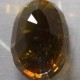 Batu Permata Berkualitas Yellowish Orangy Brown Zircon 2.48 carat