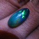 Gambaran Ukuan Black Opal Lonjong 2.45 carat di Jari