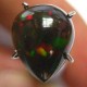Jual Batu Mulia Black Opal Pear Cabochon 1.60 carat www. rawa-bening.com