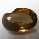 Batu Permata Berkualitas Yellowish Brown Oval Zircon 2.23 carat