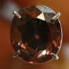 Batu Mulia Orangy Brown Oval Zircon 2.22 carat